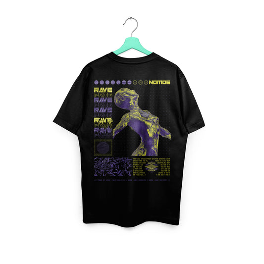 Nomos "Rave Simulation" Oversize Tee bk