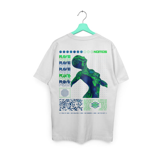 Nomos "Rave Simulator" Oversize Tee wh